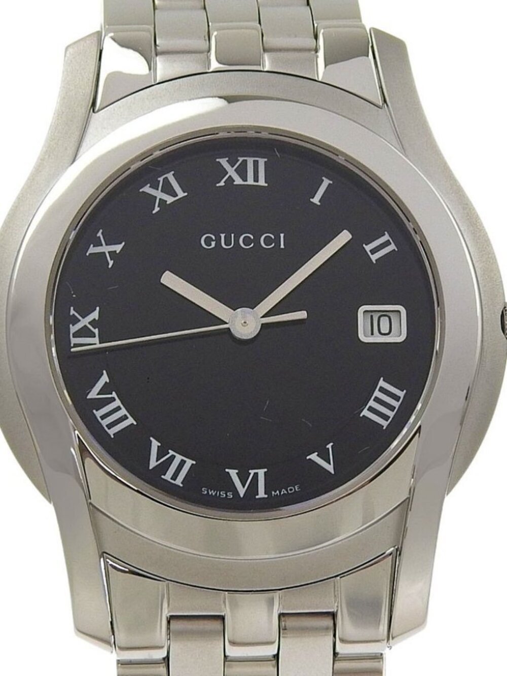 GUCCI G class Watches 5500M blackDial Stainless Steel Quartz Analog displa... - Picture 8 of 13